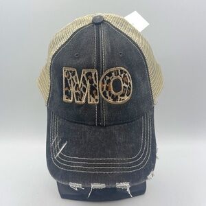 NWT Katydid MO Leopard Print Adjustable Hat